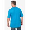 imageKingSize Mens Big ampamp Tall Tall The UltraLight Comfort TeeElectric Turquoise