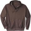 imageBoulder Creek by KingSize Mens Big ampamp Tall Thermal Waffle Zip HoodieHeather Brown