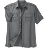 imageBoulder Creek by Kingsize Mens Big ampamp Tall ShortSleeve Pilot ShirtSteel