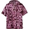 imageLiberty Blues by KingSize Mens Big ampamp Tall ShortSleeve HoodieDeep Purple Marble