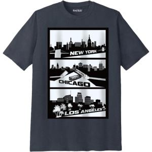 imageKingSize Mens Big ampamp Tall Easy Style Graphic TeeSkyline