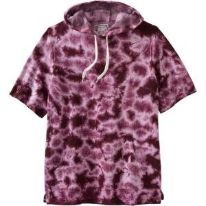 imageLiberty Blues by KingSize Mens Big ampamp Tall ShortSleeve HoodieDeep Purple Marble