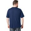 imageBoulder Creek by Kingsize Mens Big ampamp Tall Heavyweight Pocket VNeck TeeDark Khaki