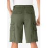 imageKingSize Mens Big ampamp Tall 12quot Side Elastic Cargo ShortsStonewash 0275