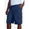 imageKingSize Mens Big ampamp Tall 12quot Side Elastic Cargo ShortsStonewash 0275
