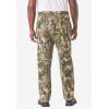 imageKingSize Mens Big ampamp Tall Fleece OpenBottom SweatpantsCarbon
