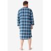 imageKingSize Mens Big ampamp Tall Plaid Flannel NightshirtBlack Plaid