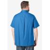 imageKingSize Mens Big ampamp Tall ShortSleeve Pocket Sport ShirtClassic Cornflower