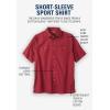 imageKingSize Mens Big ampamp Tall ShortSleeve Pocket Sport ShirtClassic Cornflower