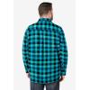 imageKingSize Mens Big ampamp Tall Signature Plaid Flannel ShirtTeal Check