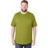 imageBoulder Creek by Kingsize Mens Big ampamp Tall Heavyweight Pocket Crewneck TShirtBright Moss