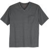 imageBoulder Creek by Kingsize Mens Big ampamp Tall Heavyweight Pocket VNeck TeeHeather Slate