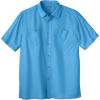imageKingSize Mens Big ampamp Tall ShortSleeve Pocket Sport ShirtClassic Cornflower