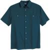 imageKingSize Mens Big ampamp Tall ShortSleeve Pocket Sport ShirtMidnight Teal