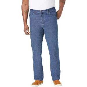 imageLiberty Blues by Kingsize Mens Big ampamp Tall Flex Denim JeansMedium Stonewash