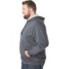 imageKingSize Mens Big ampamp Tall Fleece Pullover HoodieBrown Marl