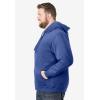 imageKingSize Mens Big ampamp Tall Fleece Pullover HoodieHeather Navy