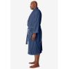 imageKingSize Mens Big ampamp Tall Tall Terry Bathrobe With PocketsSlate Blue Stripe