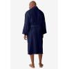 imageKingSize Mens Big ampamp Tall Tall Terry Bathrobe With PocketsSlate Blue Stripe