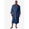 imageKingSize Mens Big ampamp Tall Tall Terry Bathrobe With PocketsSlate Blue Stripe