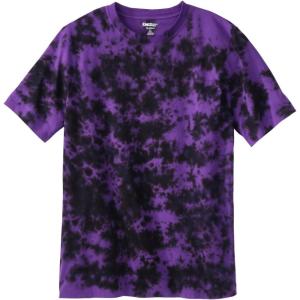 imageKingSize Mens Big ampamp Tall ShrinkLess Lightweight Crewneck TShirtPurple Marble
