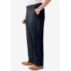 imageKingSize Mens Big ampamp Tall Knockarounds FullElastic Waist PantsBlack