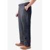 imageKingSize Mens Big ampamp Tall Knockarounds FullElastic Waist PantsCarbon