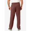 imageKingSize Mens Big ampamp Tall Knockarounds FullElastic Waist PantsCedar Brown