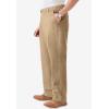 imageKingSize Mens Big ampamp Tall Knockarounds FullElastic Waist PantsKhaki