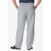 imageKingSize Mens Big ampamp Tall Knockarounds FullElastic Waist PantsLight Grey
