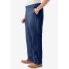 imageKingSize Mens Big ampamp Tall Knockarounds FullElastic Waist PantsNavy
