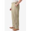 imageKingSize Mens Big ampamp Tall Knockarounds FullElastic Waist PantsTrue Khaki