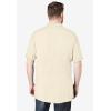imageKingSize Mens Big ampamp Tall LongerLength ShrinkLess Cotton Polo ShirtHeather Oatmeal