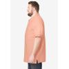 imageKingSize Mens Big ampamp Tall LongerLength ShrinkLess Cotton Polo ShirtNew Heather Orange