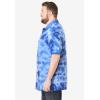 imageKingSize Mens Big ampamp Tall LongerLength ShrinkLess Cotton Polo ShirtRoyal Blue Marble