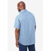 imageKingSize Mens Big ampamp Tall Short Sleeve WrinkleFree Sport ShirtCool Blue Check