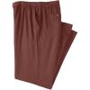 imageKingSize Mens Big ampamp Tall Knockarounds FullElastic Waist PantsCedar Brown