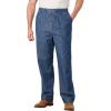imageKingSize Mens Big ampamp Tall Knockarounds FullElastic Waist PantsStonewash