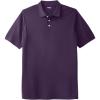 imageKingSize Mens Big ampamp Tall LongerLength ShrinkLess Cotton Polo ShirtBlackberry