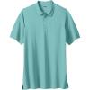 imageKingSize Mens Big ampamp Tall LongerLength ShrinkLess Cotton Polo ShirtBlue Green