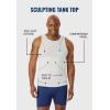 imageKingSize Mens Big ampamp Tall Sculpting Tank TopWhite