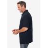 imageKingSize Mens Big ampamp Tall ShrinkLess Lightweight PoloBlack