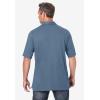 imageKingSize Mens Big ampamp Tall ShrinkLess Lightweight PoloHeather Slate Blue