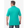 imageKingSize Mens Big ampamp Tall ShrinkLess Lightweight PoloTidal Green