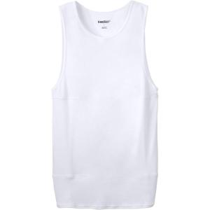 imageKingSize Mens Big ampamp Tall Sculpting Tank TopWhite