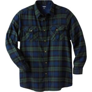 imageKingSize Mens Big ampamp Tall Signature Plaid Flannel ShirtTartan Plaid