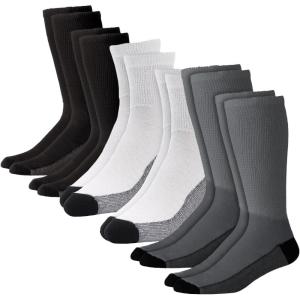 imageKingSize Mens Full Length Cushioned Crew Socks 3PackMulti