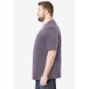 imageBoulder Creek by Kingsize Mens Big ampamp Tall Heavyweight Jersey Crewneck TShirtPurple Sage