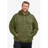 imageKingSize Mens Big ampamp Tall Fleece Pullover HoodieWoods Green
