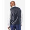 imageKingSize Mens Big ampamp Tall KS Signature Collection Easy Movement 5Button Suit VestNavy Check